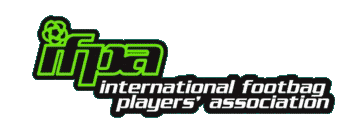 Official International Footbag Players' Association logo
